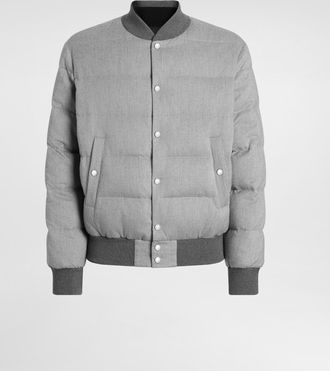 Dolce & Gabbana Reversible Padded Jacket - Man Coats And Jackets Gray 44