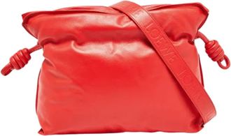 Loewe Pre-owned Leather clutches - Dames - Vintage Schoudertas - Rood - ONE Size - Leer - Vintage