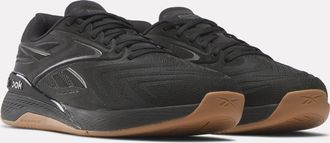 Reebok Trainingsschuh REEBOK NANO X5 EDGE, Herren, Gr. 36,5, schwarz, grau 5, Synthetik, Textil, Schuhe Trainingsschuh