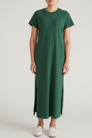 Universal Standard Halie Maxi T-Shirt Dress in Conifer Green at Nordstrom, Size Xx-Large