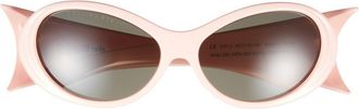 Collina Strada Cocoon 58mm Oval Sunglasses in Pink at Nordstrom