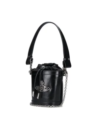 Vivienne Westwood Womens Bags Black Cow Leather