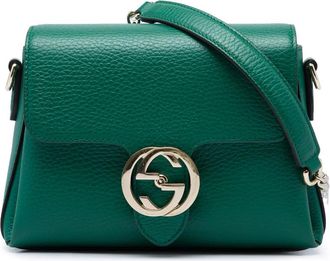 Gucci Pre-owned Gucci Small Dollar Calfskin Interlocking G Crossbody Ladies GC90HQYF1L2137LF