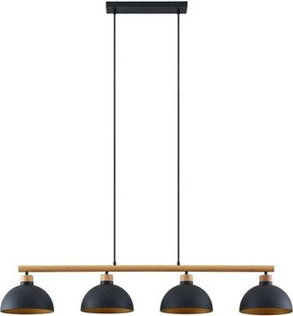 Lindby L&aacute;mpara Colgante tirzana En Negro De Metal - Lindby