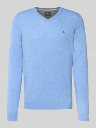 Fynch-Hatton Fynch-Hatton Regular Fit Pullover Woll-Kaschmir-Mix Modell Merino in Hellblau, Gr&ouml;&szlig;e XL