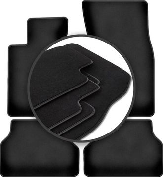 OEM Alfombrillas Premium Para: Bmw 5 E60 Rzepy Sed&aacute;n (2003-2010)