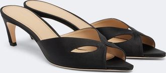 Victoria Beckham Harlow Mask satin mules