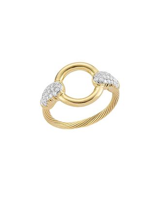 I.Reiss Company 14K 0.25 Ct. Tw Diamond Wire Ring