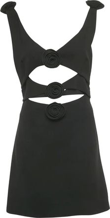 Magda Butrym Abito corto con dettaglio cut-out - Nero