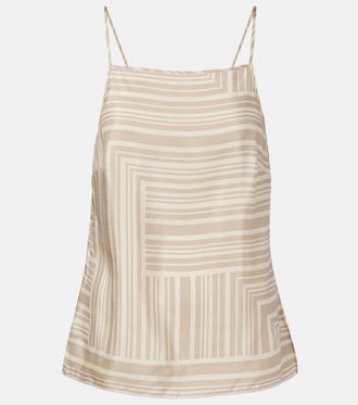 Joseph Stace printed silk top