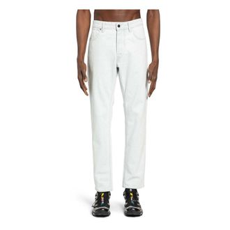 Stone Island Straight Jeans, male, Blue, Size: W32 J100005 Extra-Bleached Jeans