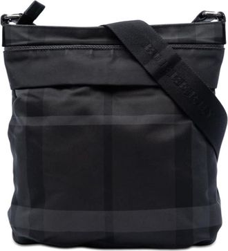 Burberry Pre-owned Burberry Smoke Check Nylon Crossbody Ladies 3R858F0ZEC8FM1EU