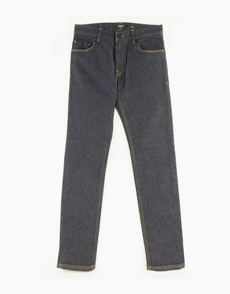 Fendi Mens Fendi FF Pocket Logo Slim Jeans Dark Blue - Navy - Size: 32/33