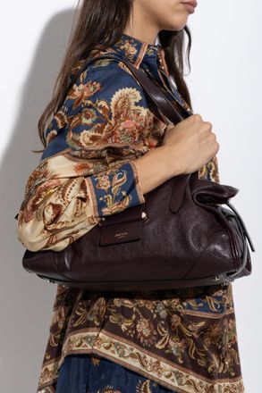 Jimmy Choo London Bar Filo Medium Bag, Womens, Burgundy