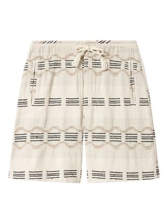 Isabel Marant Deliann shorts met patroon - Beige