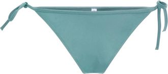 Calvin Klein Bikini met zijdelingse strik - Dames - Bikinis - Blauw - M - Nylon - Badmode