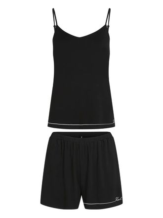 Karl Lagerfeld Pigiama con logo - Nero