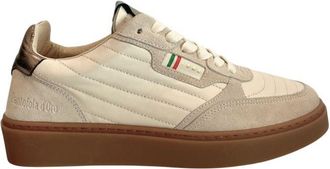 Pantofola D'oro Beige Suede Mens Mens Sneaker
