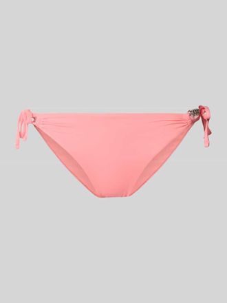 Guess Slim Fit Bikini-Hose mit Logo-Detail in Apricot, Gr&ouml;&szlig;e XL