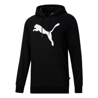 Puma Big Cat Logo Hoodie Black 672712-01