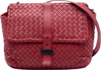 Bottega Veneta Pre-owned Borsa a tracolla in pelle intrecciata vintage - - Pre-owned - Donna - Rosso - ONE SIZE