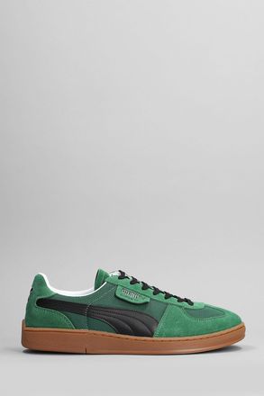 Puma Sneakers Super Team OG in camoscio e tessuto verde