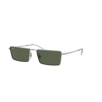 Ray-Ban Authentieke EMY Bril- Premium Kwaliteit - unisex - Zonnebrillen - Grijs - 56 MM - Accessoires