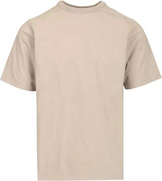 Rick Owens Temple T-shirt - Heren - T-shirts - Beige - L - Katoen - Tops