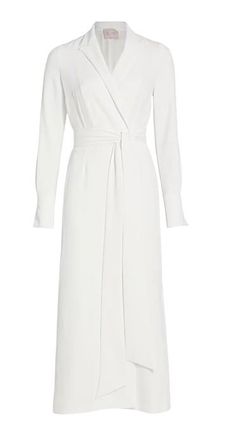 Galvan White Crepe Marina Dress Size XS