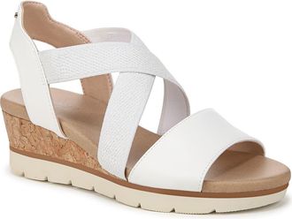 Dr. Scholls Just Cute Platform Wedge Sandal in White at Nordstrom Rack, Size 8.5
