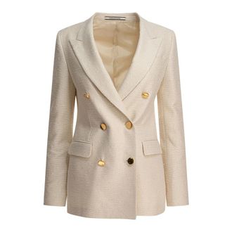 Tagliatore Dames, Jassen, Wit, Maat: M Katoen