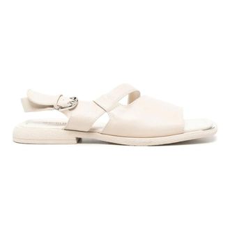Sergio Moretti Schoenen, Dames, Beige, 38 EU, Sandalen met open neus