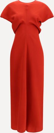 Toteme Abito in lana con vita morbida drappeggiata Woman 36