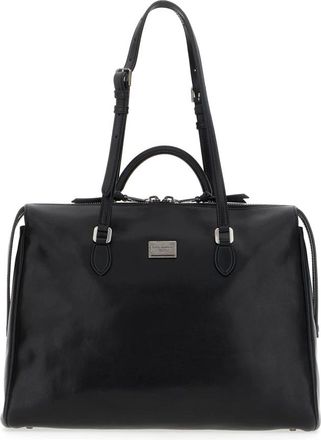 Dolce & Gabbana Handtas - Heren - Laptoptassen - Zwart - ONE Size - Leer - Tassen