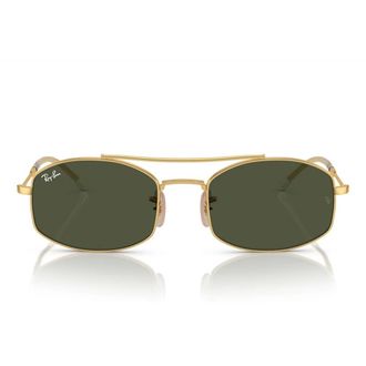 Ray-Ban Sunglasses Rb3719 001/31 Gold/Green G 15 Unisex