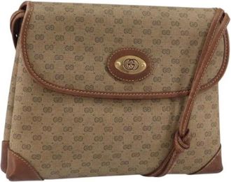Gucci Pre-owned Cross Body Bags, female, Beige, Size: ONE SIZE Pre-owned Cross Body Bag