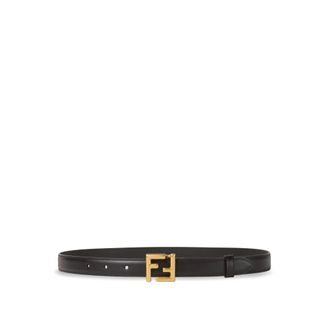 Fendi Belts, female, Black, Size: 75 CM FF Belt