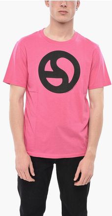 Acne Studios Cotton-Blend Crewneck T-Shirt With Front Logo size Xl