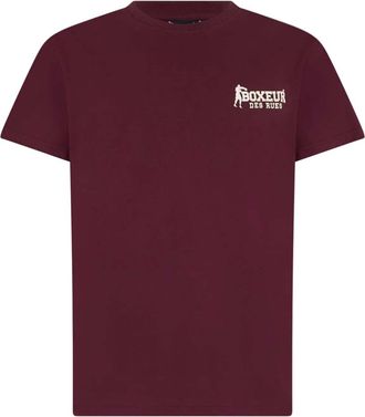 Boxeur Des Rues T-Shirt BOXEUR DES RUES BOXEUR DES RUES T-Shirt Basic Round Neck, Herren, Gr. XL, bordeaux, Obermaterial: 100% Baumwolle CO., Shirts T-Shirt