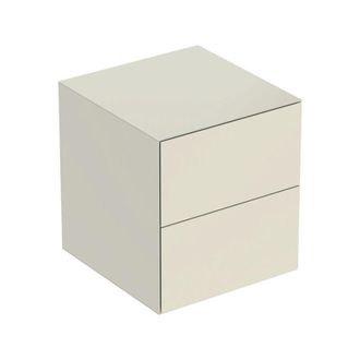 Keramag Keramag - Geberit One Armario Lateral Con Dos Cajones, 45x49.2x47cm