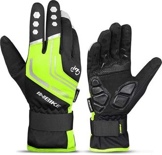 OEM Guantes De Ciclismo De Invierno Para Hombre, Almohadillas De Gel T&eacute;rmicas Reflectantes A Prueba De Viento, Tama&ntilde;o De Pantalla T&aacute;ctil: Xxl, Circunferen