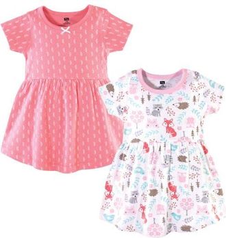 Hudson Baby Stylish Baby Dress 2Pk in Woodland Fox at Nordstrom, Size 18-24M
