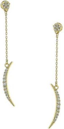 Olivia Welles Half Moon Drop Earrings in Metallic at Nordstrom Rack