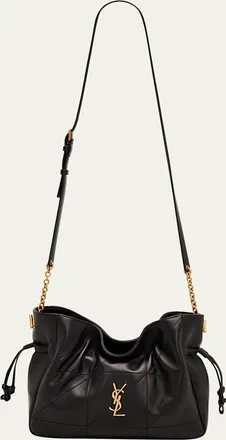 Saint Laurent Jamie YSL Quilted Lambskin Leather Shoulder Bag