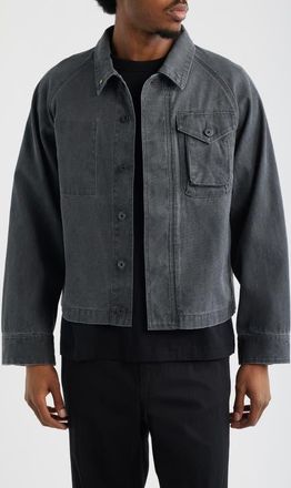 Snow Peak Sulfur Dyed Faded Jacket in Charcoal at Nordstrom, Size X-Large