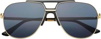 Freyrs Eyewear Womens Logan Aviator Glasses In Black