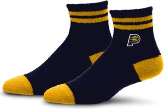 For Bare Feet Cozy Two Stripe NBA Socks, Team Color, One Size