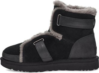 UGG (WMNS) UGG Dune Mini Buckle Boot Fleece Lined Black 1119431-BLK