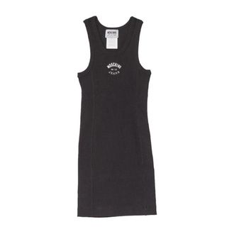 Moschino Jurk - Dames - Korte kleedjes - Zwart - M - Kleedjes