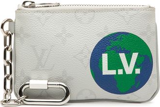 Louis Vuitton Multi-Color White Pvc Coin Purse/Coin Case (Pre-Owned)